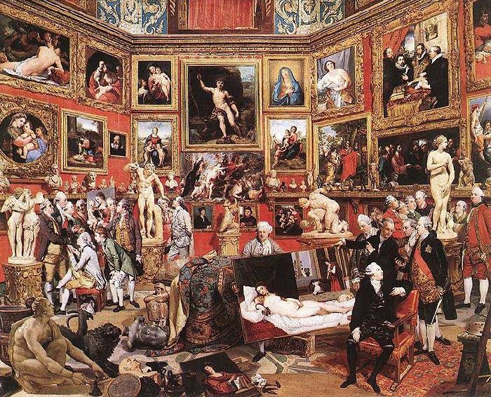 Johann Zoffany The Tribuna of the Uffizi,